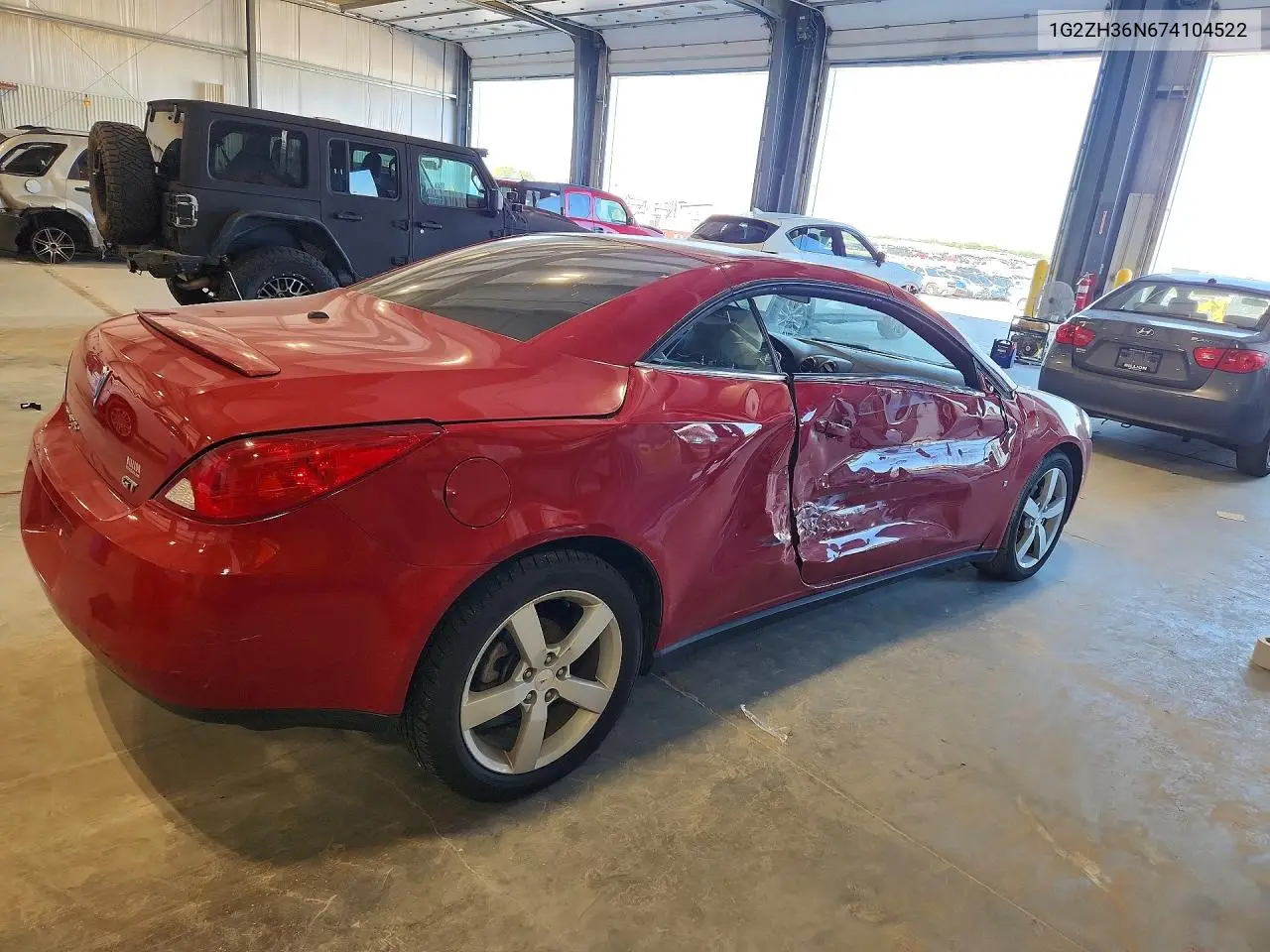 2007 Pontiac G6 Gt VIN: 1G2ZH36N674104522 Lot: 59372296