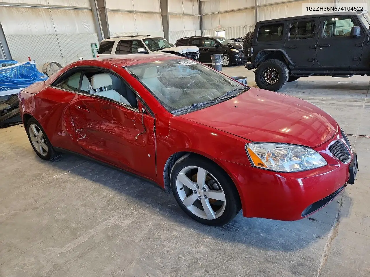 2007 Pontiac G6 Gt VIN: 1G2ZH36N674104522 Lot: 59372296