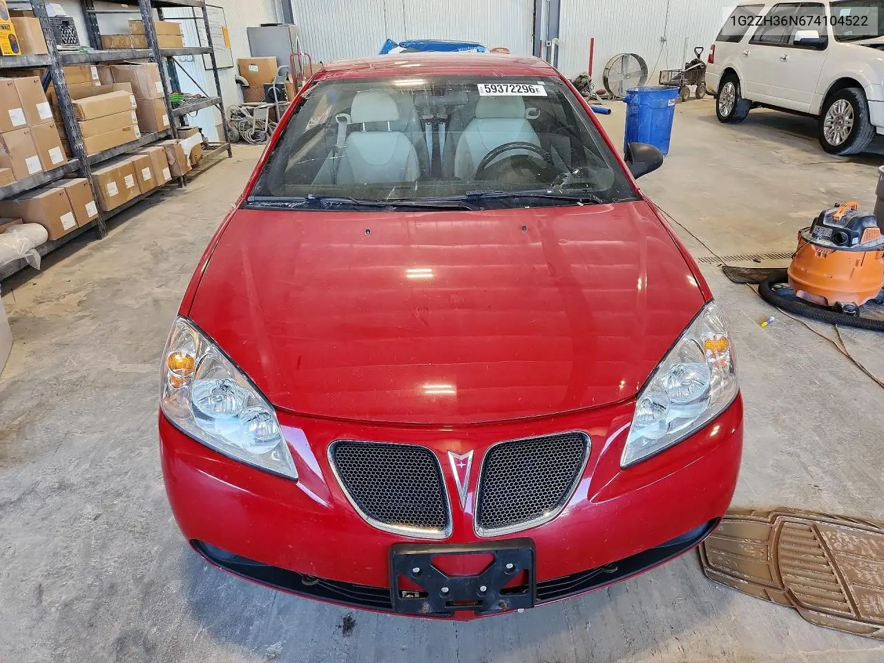 2007 Pontiac G6 Gt VIN: 1G2ZH36N674104522 Lot: 59372296