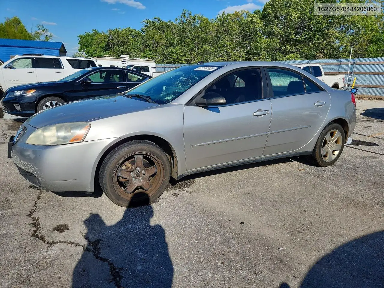 2008 Pontiac G6 Base VIN: 1G2ZG57B484206860 Lot: 52218526