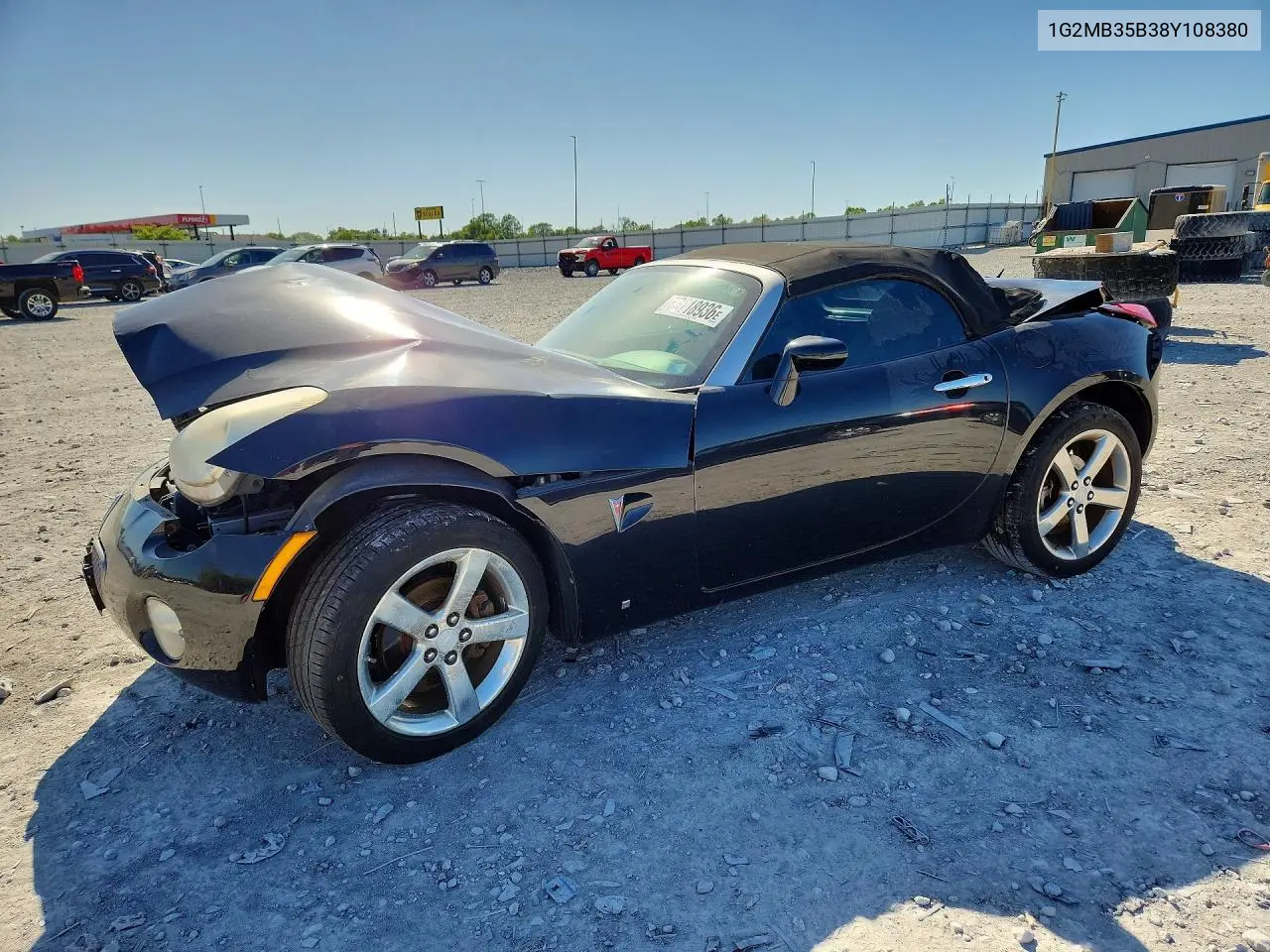 2008 Pontiac Solstice VIN: 1G2MB35B38Y108380 Lot: 53118936