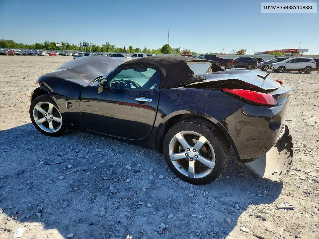 2008 Pontiac Solstice VIN: 1G2MB35B38Y108380 Lot: 53118936