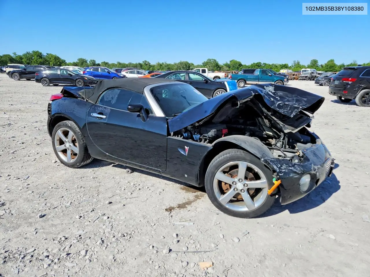 2008 Pontiac Solstice VIN: 1G2MB35B38Y108380 Lot: 53118936