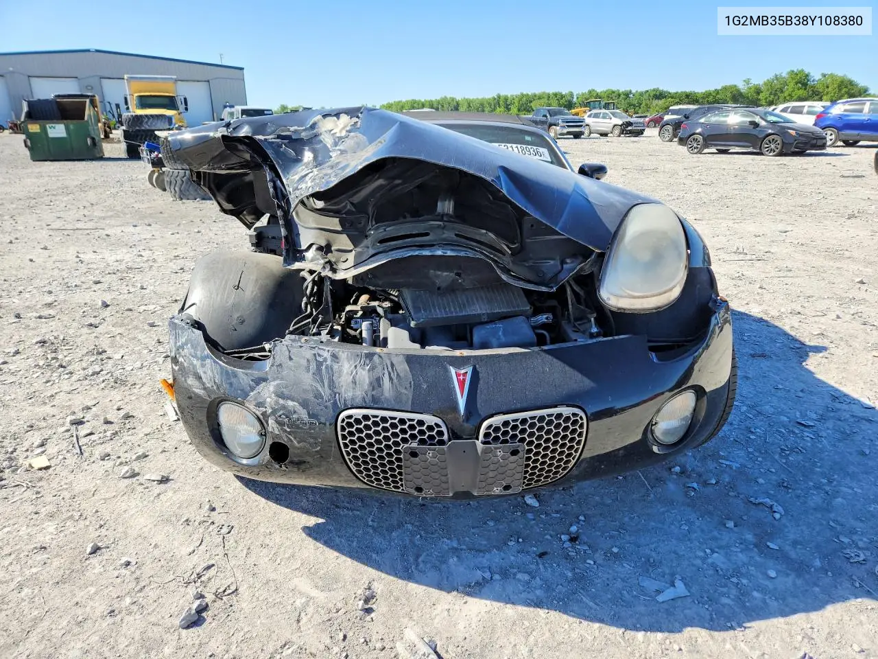 2008 Pontiac Solstice VIN: 1G2MB35B38Y108380 Lot: 53118936