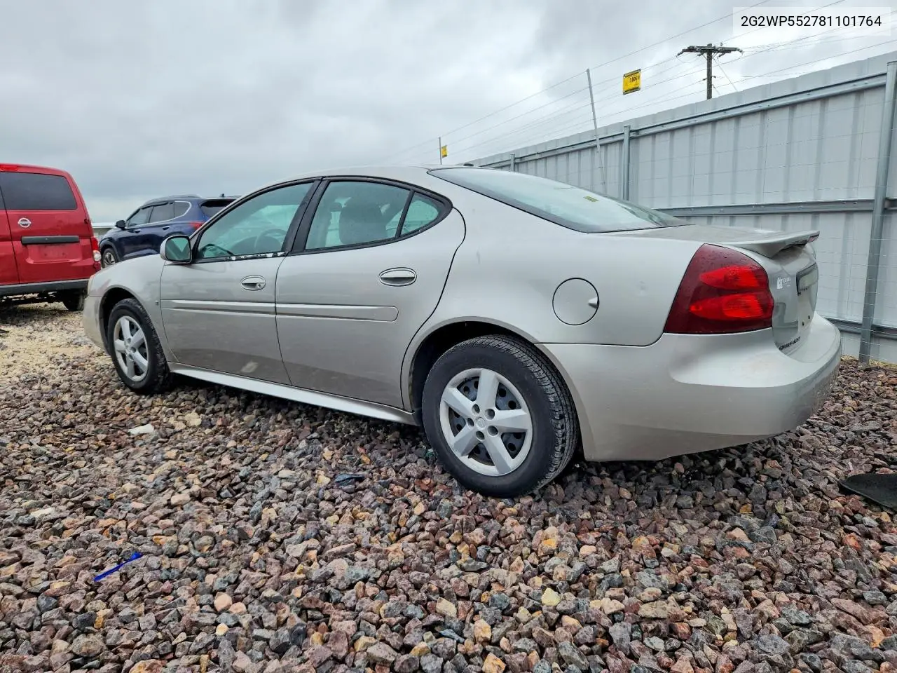 2008 Pontiac Grand Prix VIN: 2G2WP552781101764 Lot: 54001246