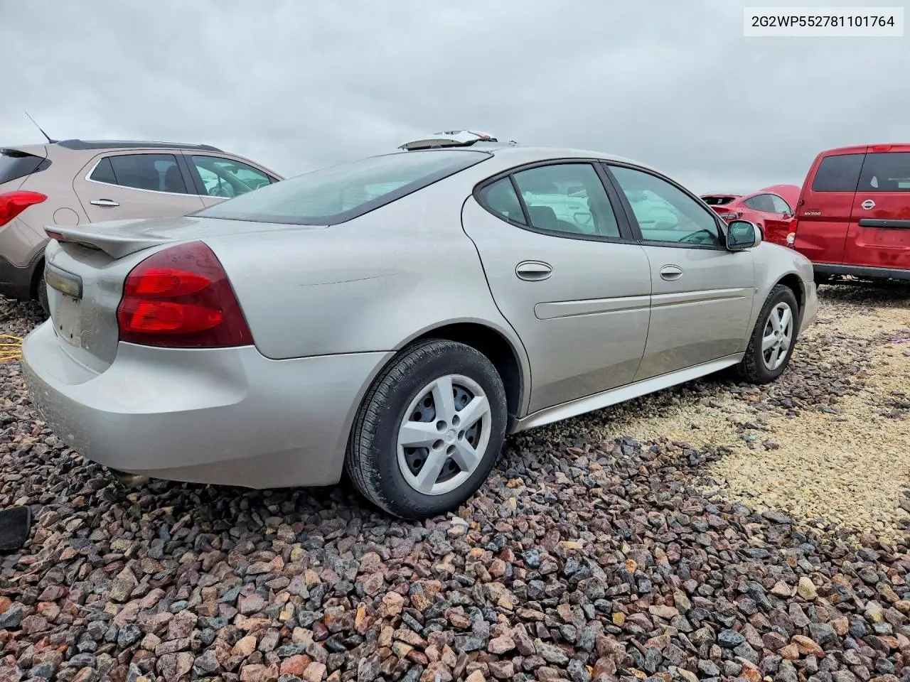 2008 Pontiac Grand Prix VIN: 2G2WP552781101764 Lot: 54001246