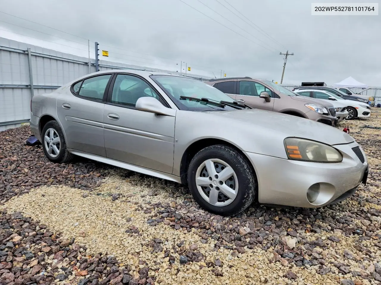 2008 Pontiac Grand Prix VIN: 2G2WP552781101764 Lot: 54001246