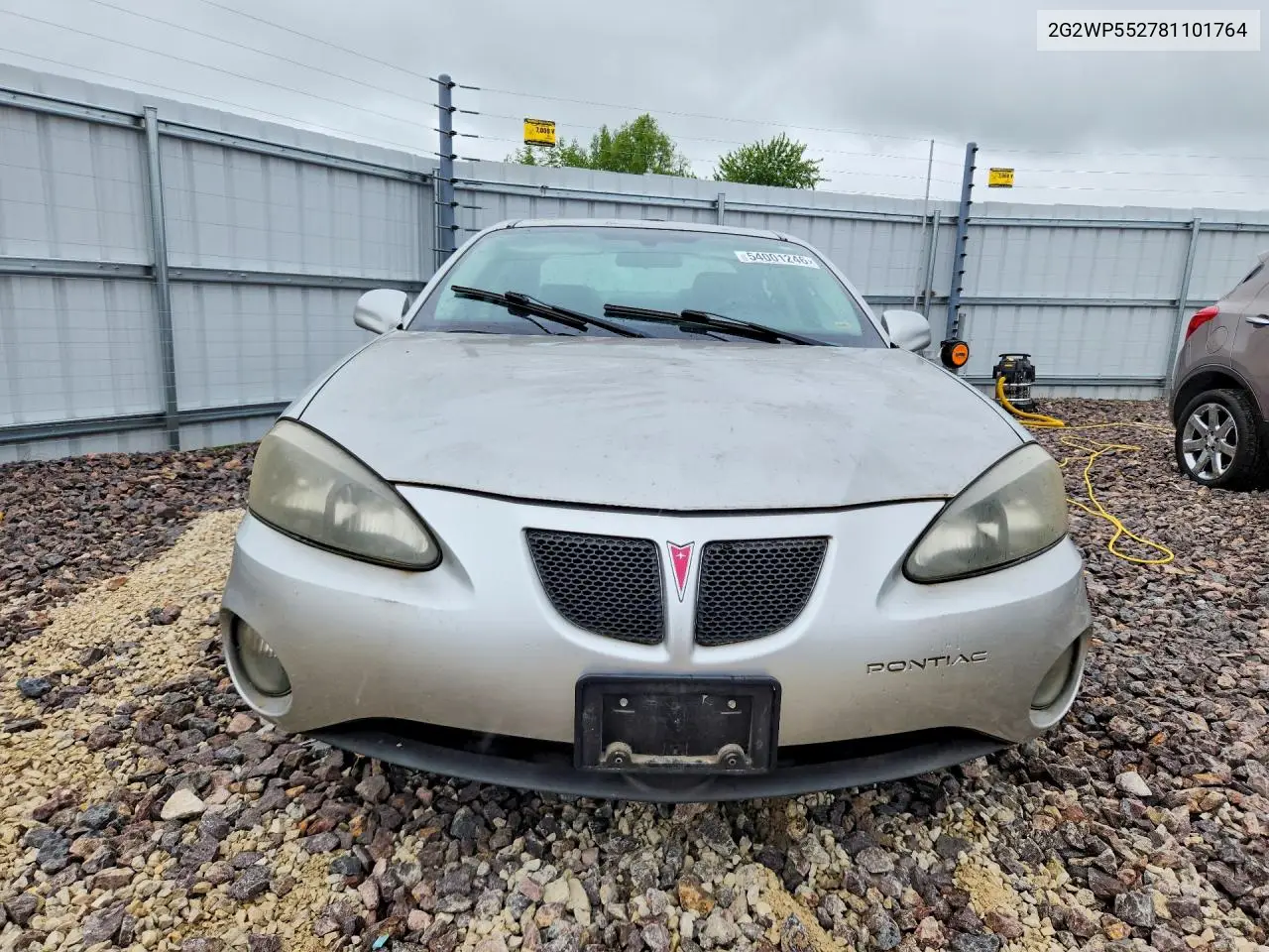2008 Pontiac Grand Prix VIN: 2G2WP552781101764 Lot: 54001246