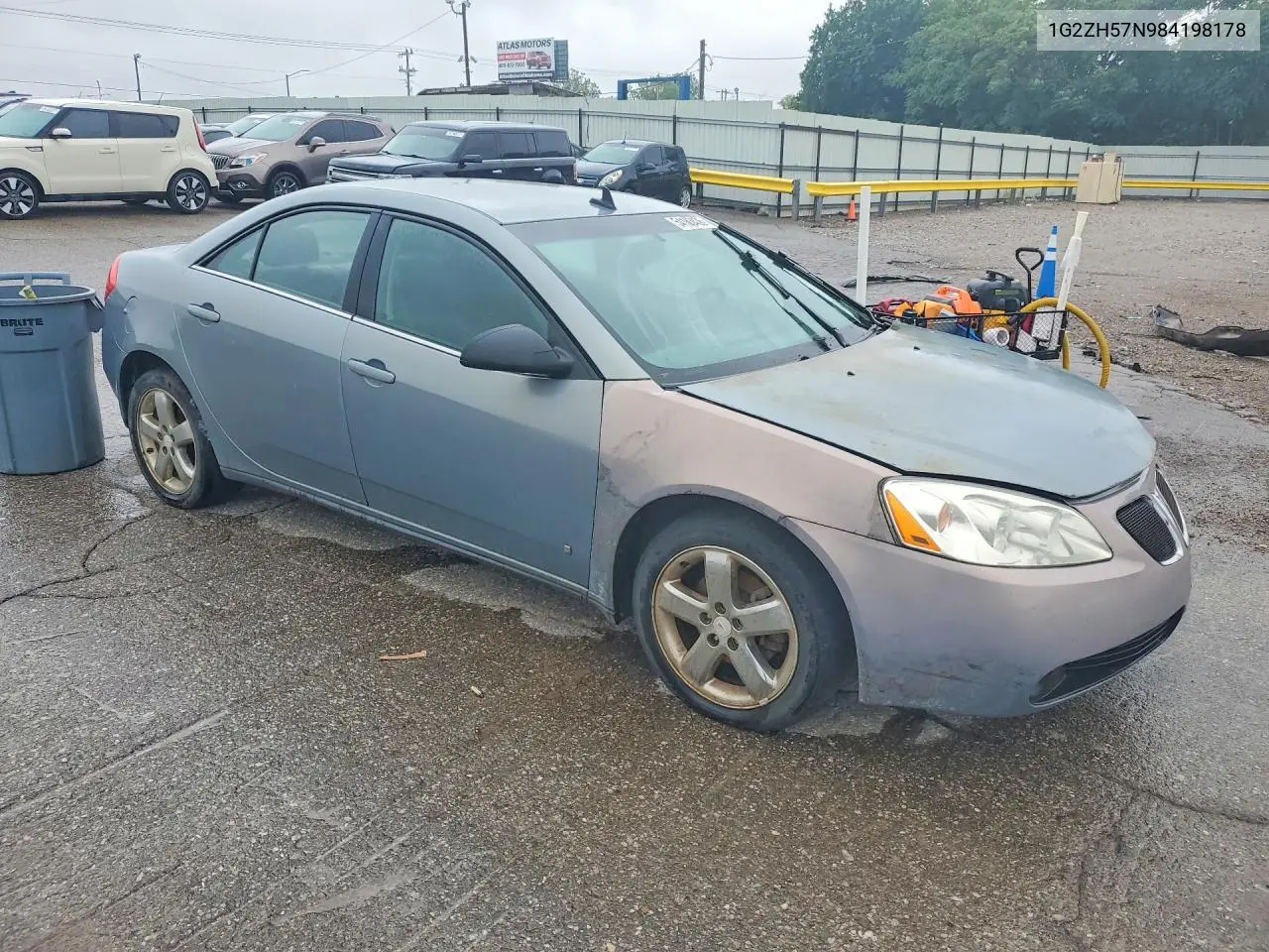 2008 Pontiac G6 Gt VIN: 1G2ZH57N984198178 Lot: 54163436