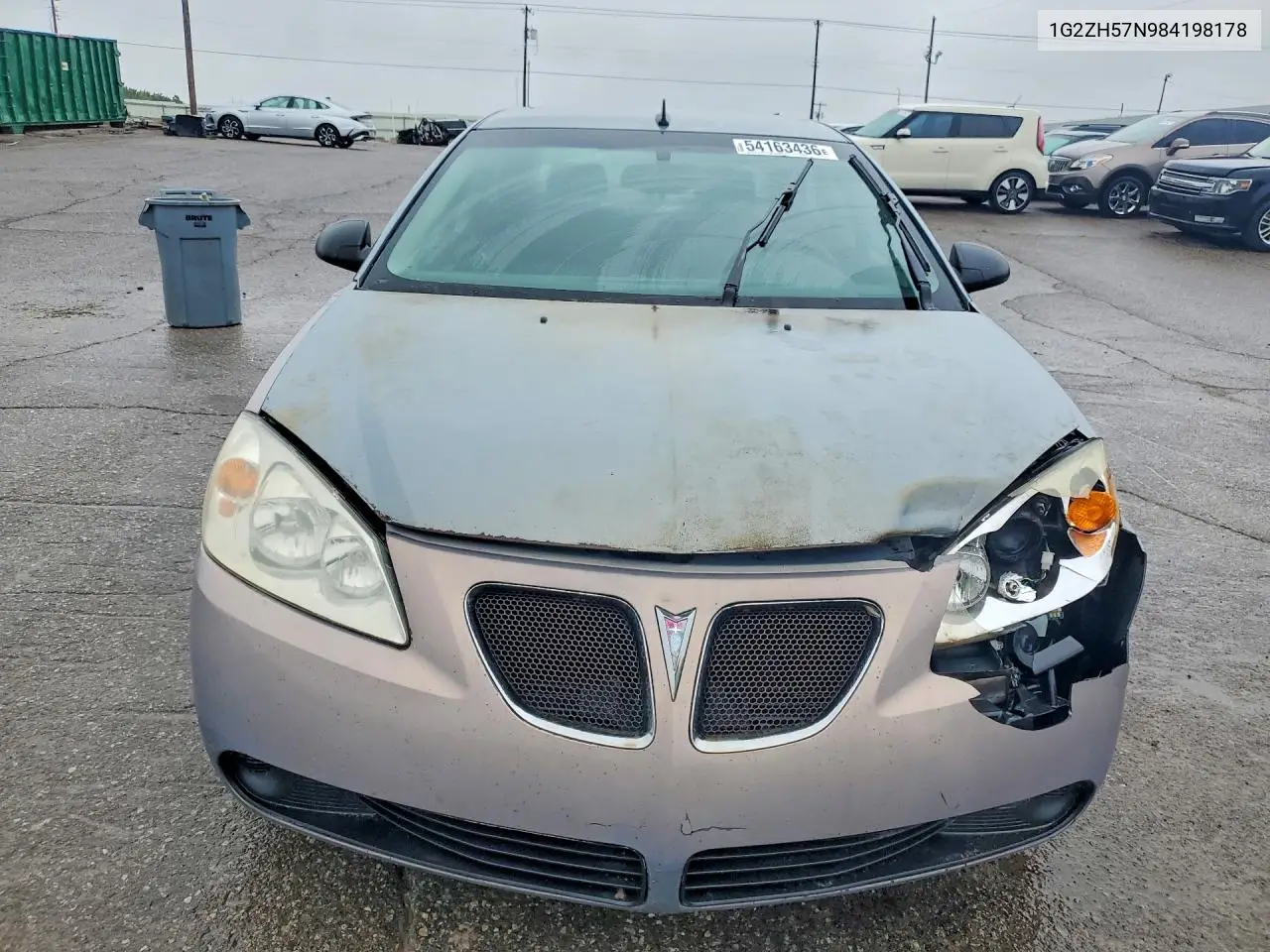 2008 Pontiac G6 Gt VIN: 1G2ZH57N984198178 Lot: 54163436