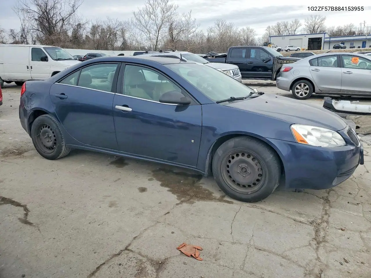 2008 Pontiac G6 Value Leader VIN: 1G2ZF57B884153955 Lot: 55061006