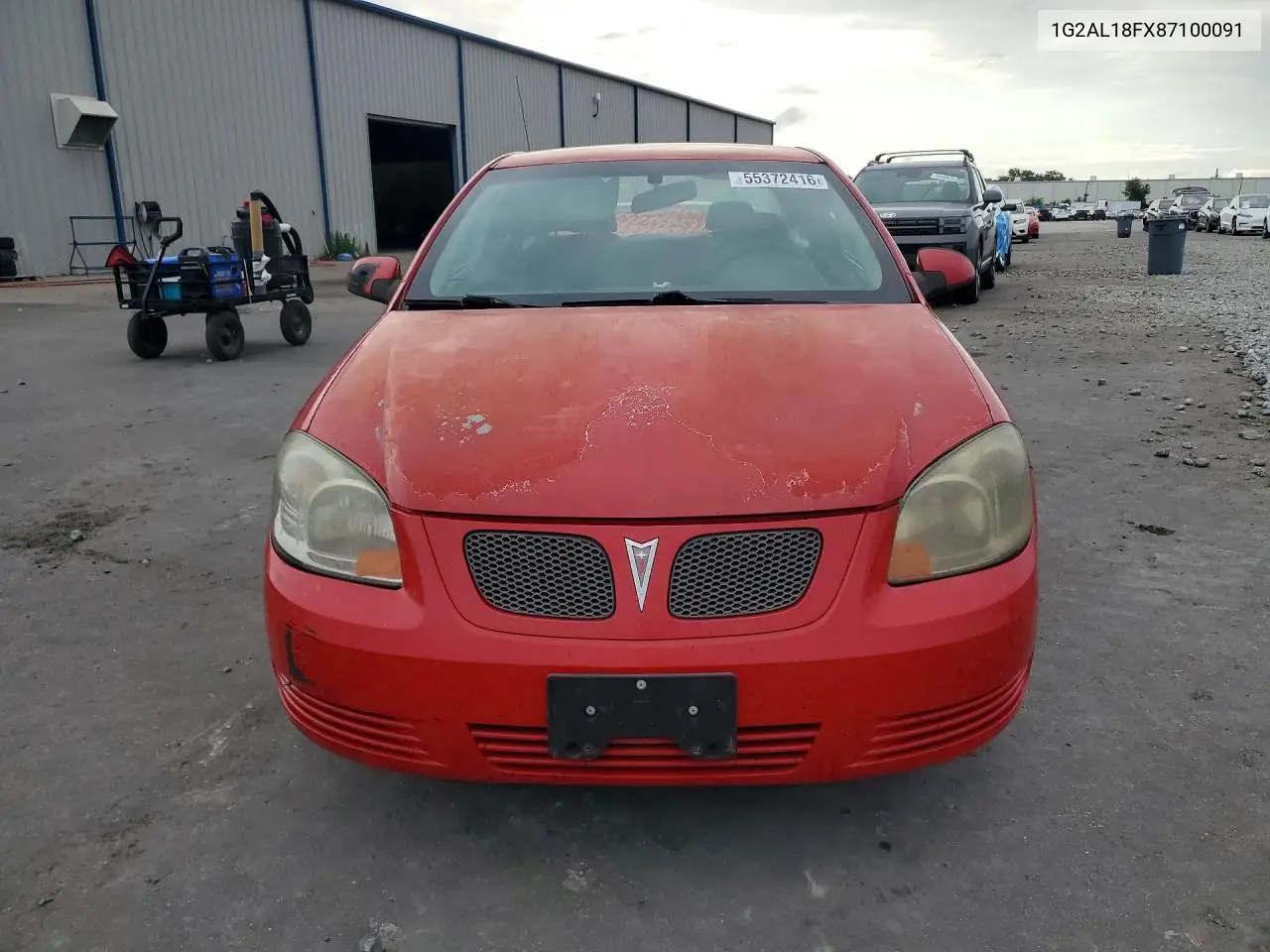2008 Pontiac G5 VIN: 1G2AL18FX87100091 Lot: 55372416