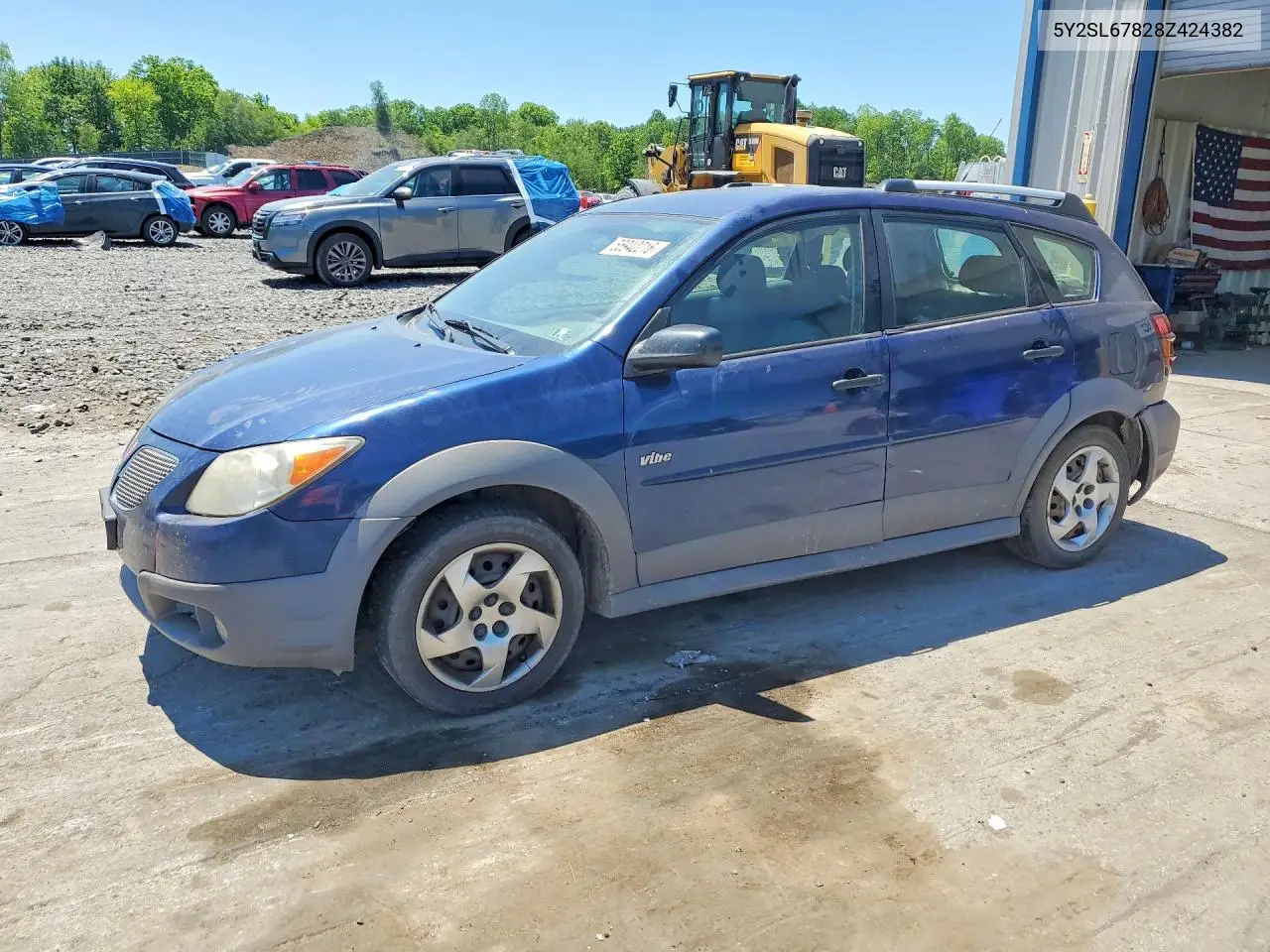 2008 Pontiac Vibe VIN: 5Y2SL67828Z424382 Lot: 55942216
