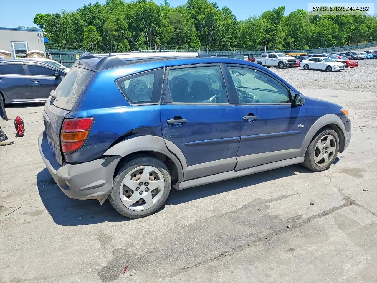 2008 Pontiac Vibe VIN: 5Y2SL67828Z424382 Lot: 55942216