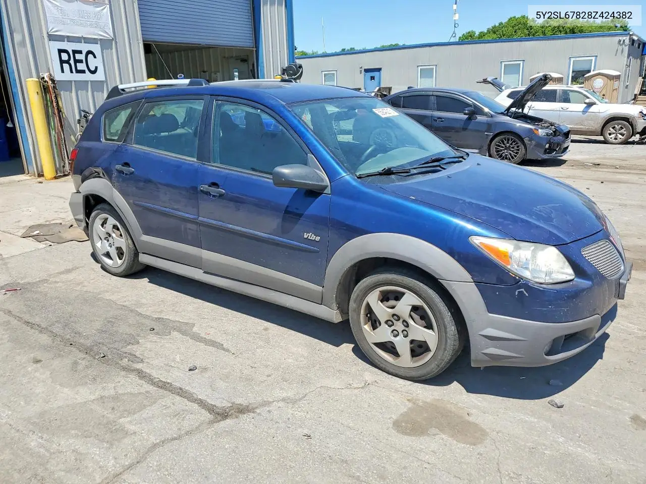 2008 Pontiac Vibe VIN: 5Y2SL67828Z424382 Lot: 55942216