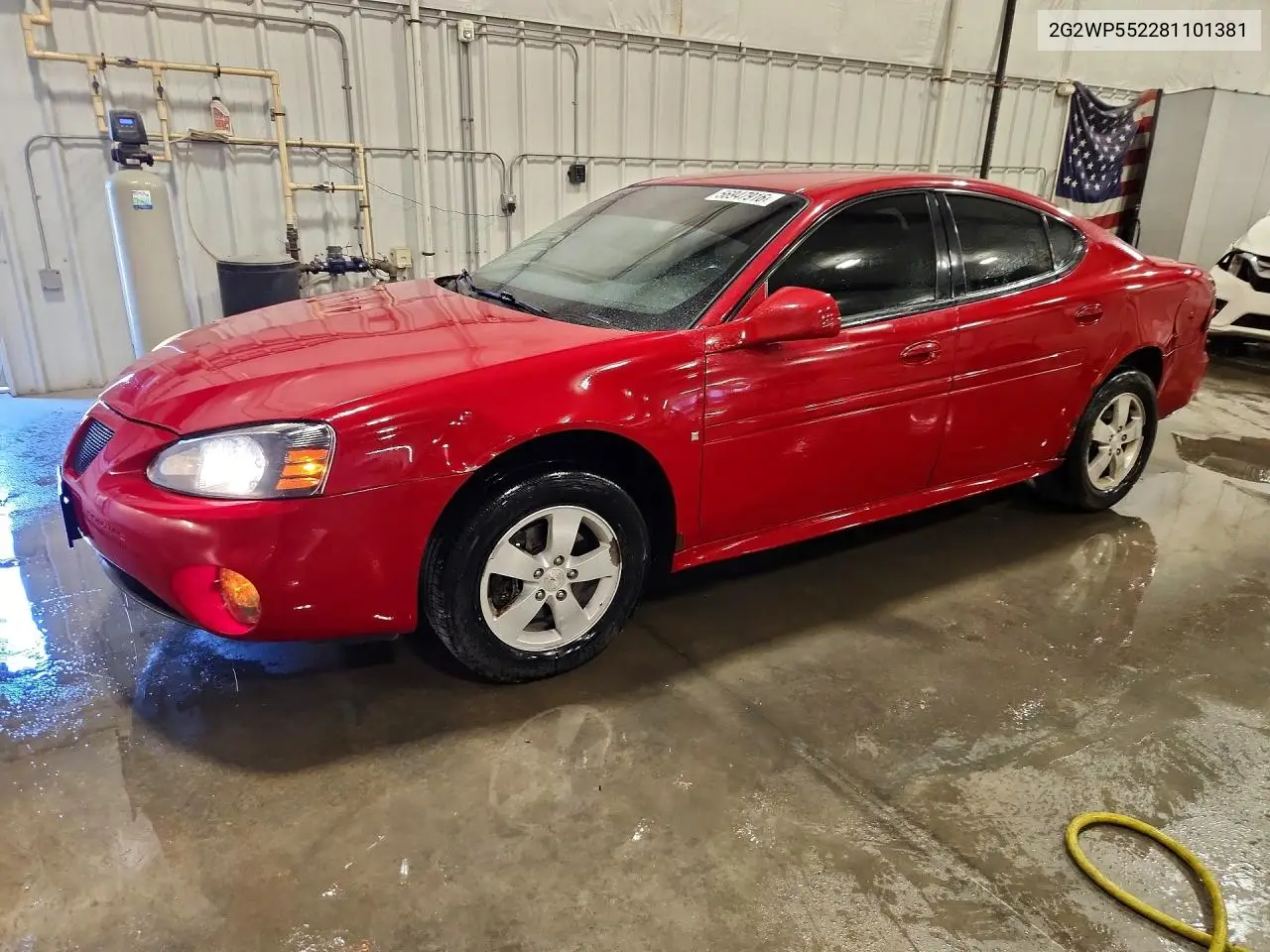 2008 Pontiac Grand Prix VIN: 2G2WP552281101381 Lot: 56947916