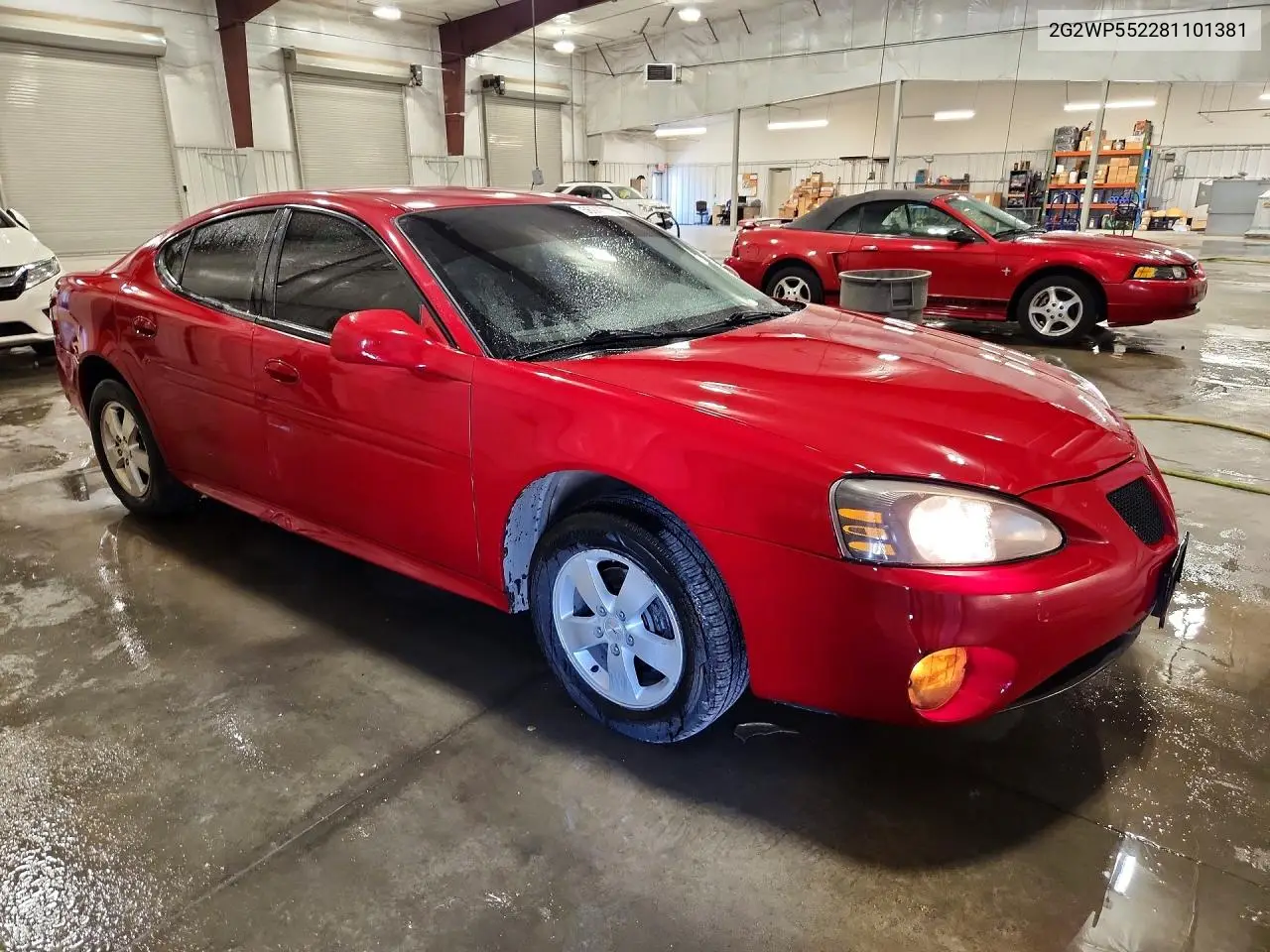 2008 Pontiac Grand Prix VIN: 2G2WP552281101381 Lot: 56947916
