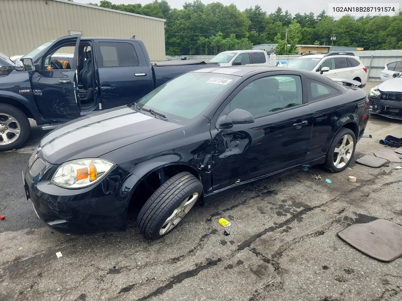 2008 Pontiac G5 Gt VIN: 1G2AN18B287191574 Lot: 57471346