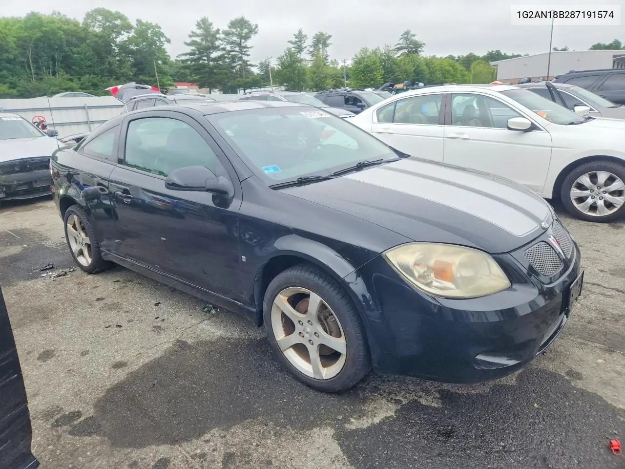2008 Pontiac G5 Gt VIN: 1G2AN18B287191574 Lot: 57471346