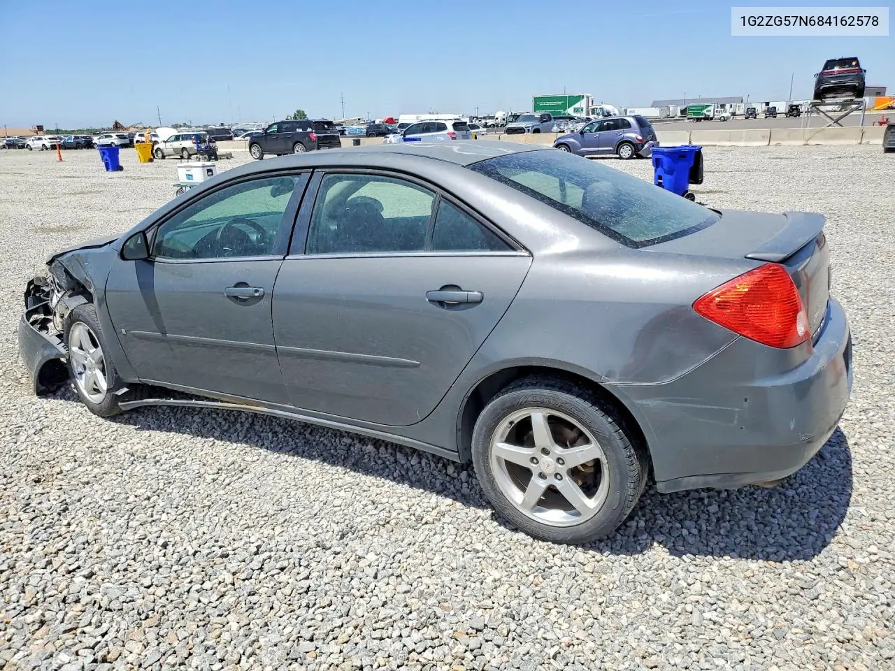 2008 Pontiac G6 Base VIN: 1G2ZG57N684162578 Lot: 57609076