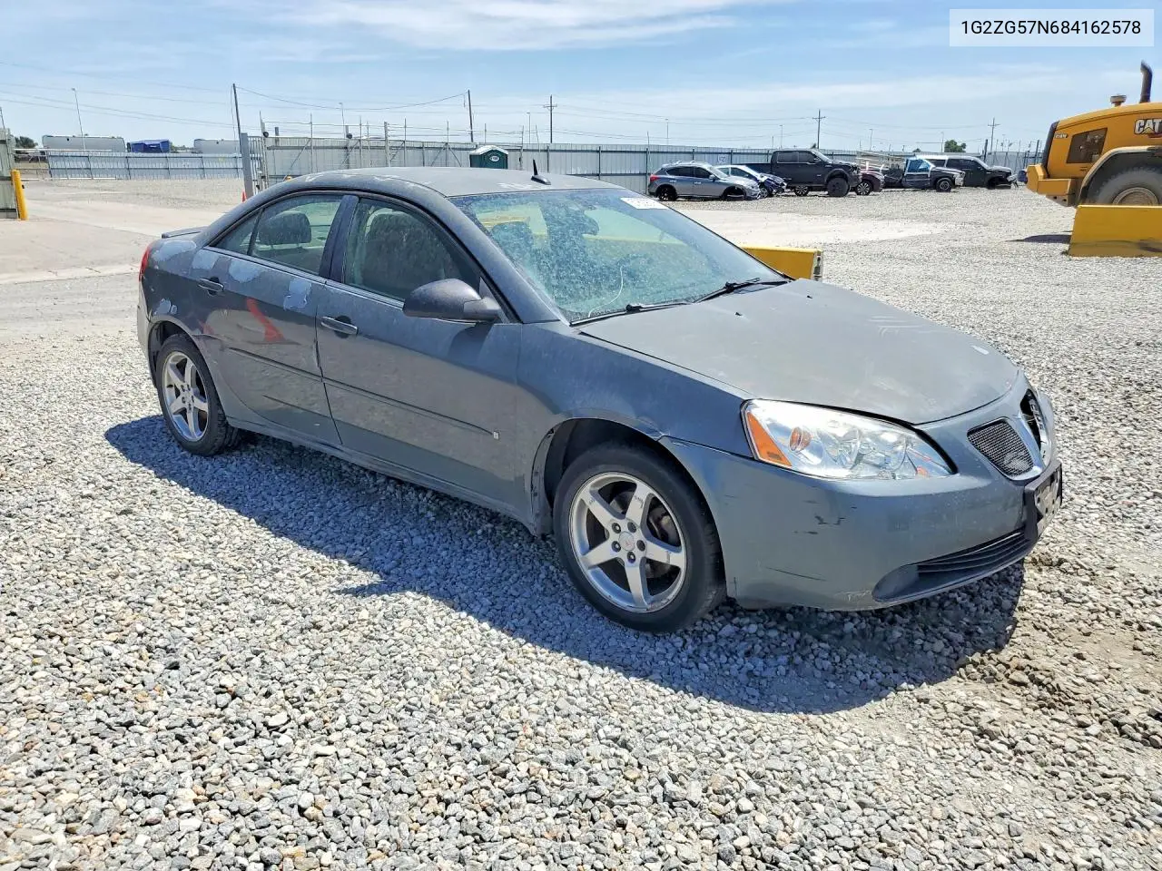 2008 Pontiac G6 Base VIN: 1G2ZG57N684162578 Lot: 57609076
