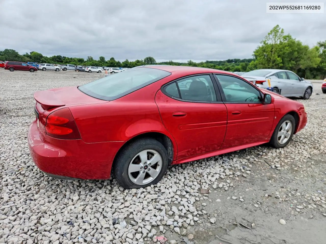 2008 Pontiac Grand Prix VIN: 2G2WP552681169280 Lot: 57698306