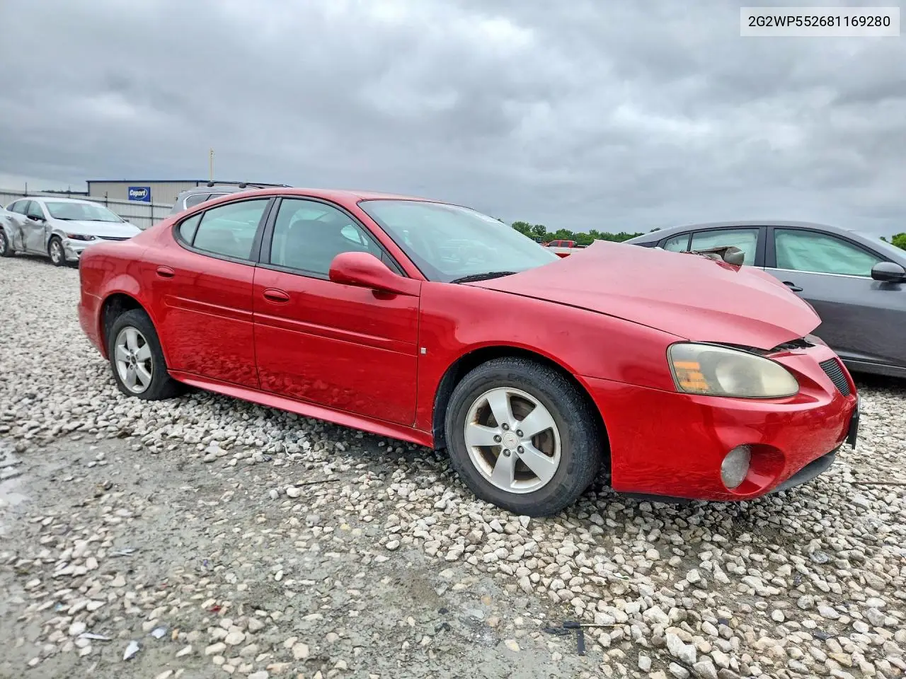 2008 Pontiac Grand Prix VIN: 2G2WP552681169280 Lot: 57698306