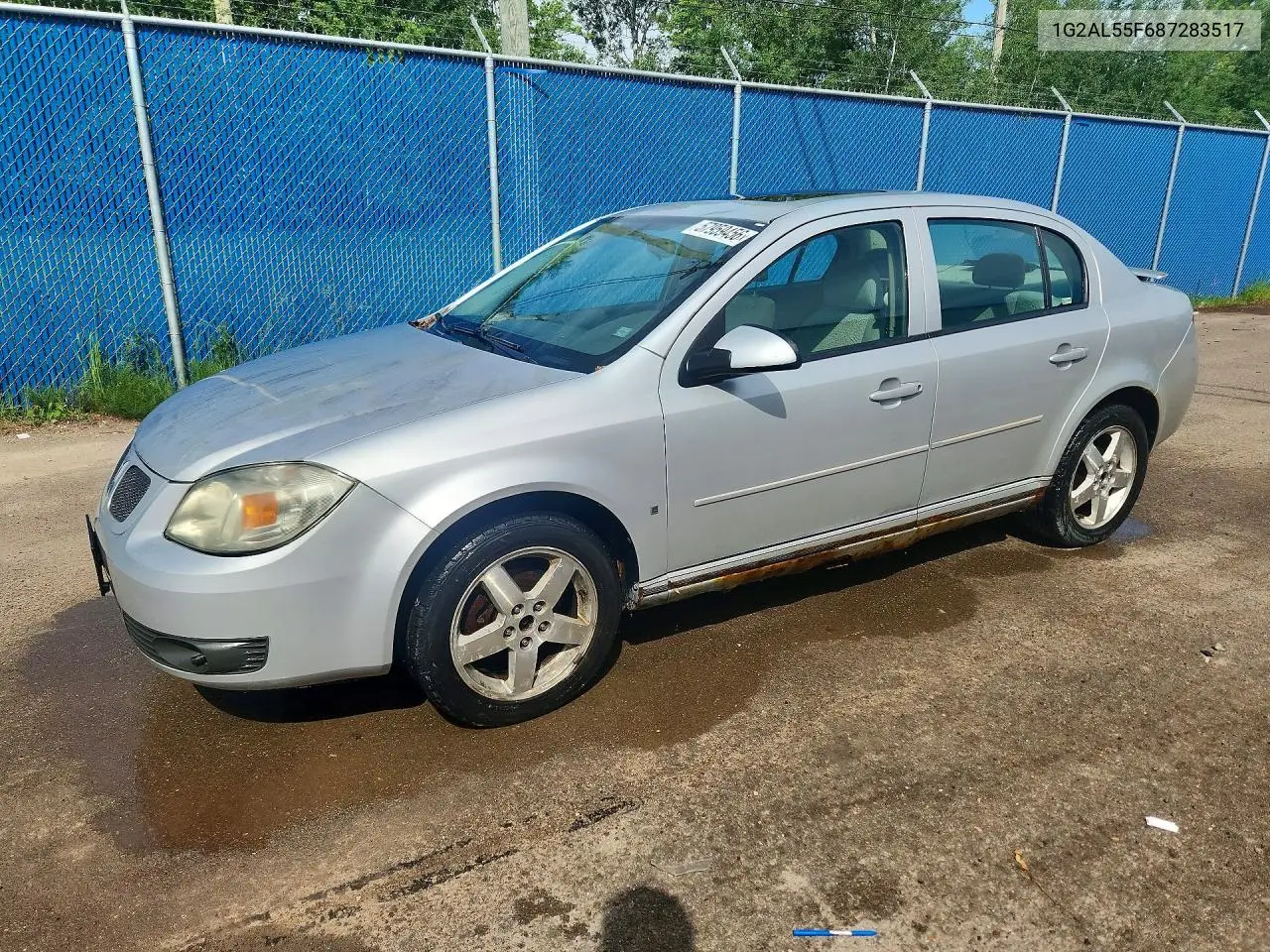 2008 Pontiac G5 Se VIN: 1G2AL55F687283517 Lot: 57959456