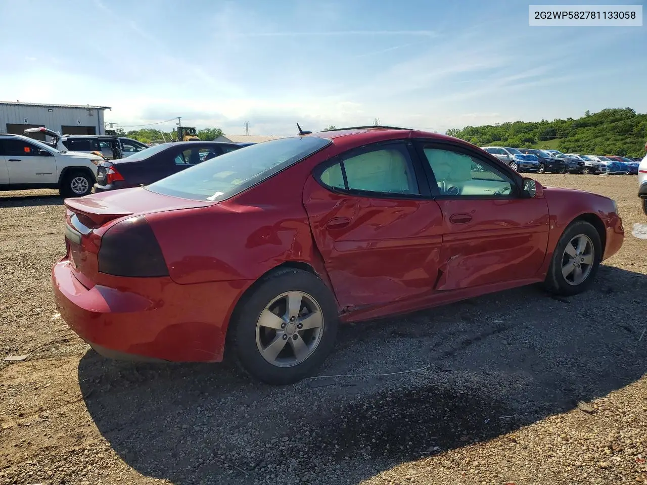 2008 Pontiac Grand Prix VIN: 2G2WP582781133058 Lot: 58607356