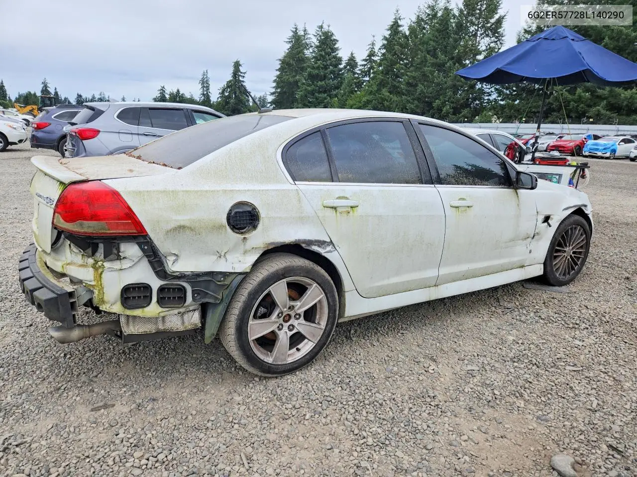 2008 Pontiac G8 VIN: 6G2ER57728L140290 Lot: 59366256