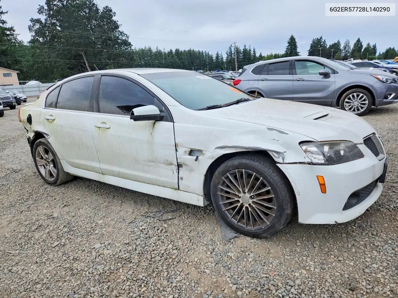 2008 Pontiac G8 VIN: 6G2ER57728L140290 Lot: 59366256