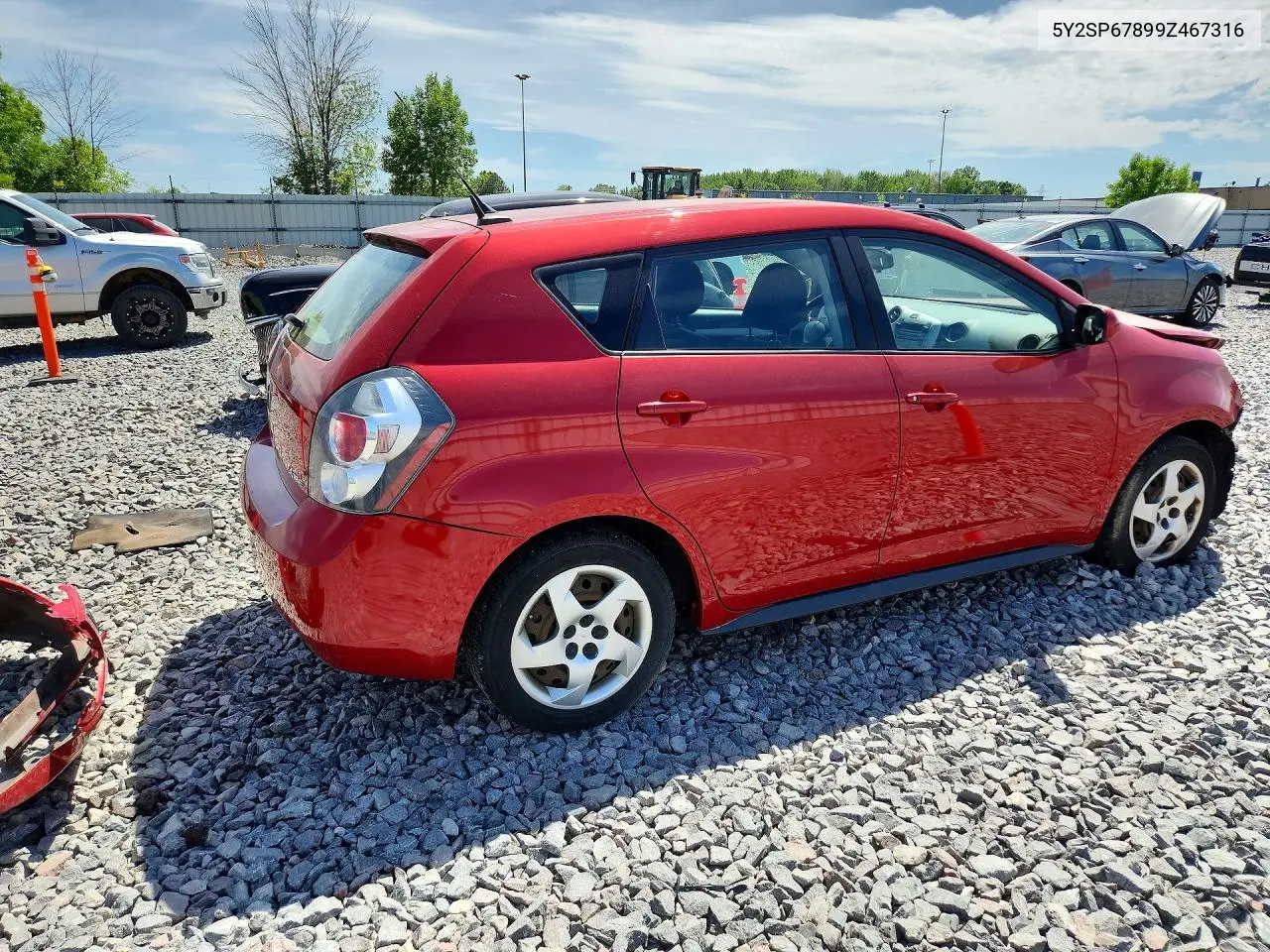 2009 Pontiac Vibe VIN: 5Y2SP67899Z467316 Lot: 54998636