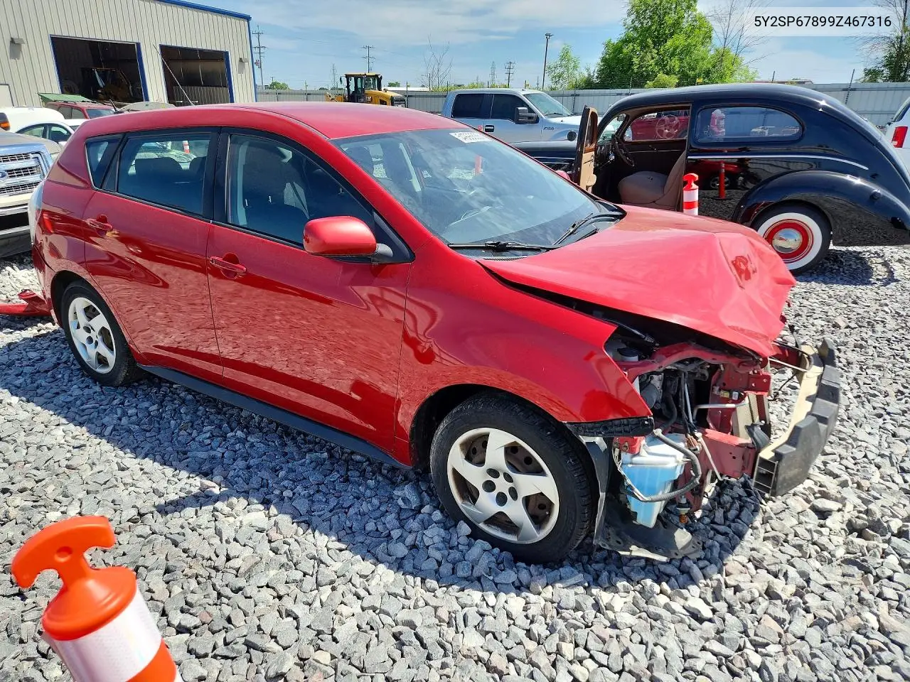 2009 Pontiac Vibe VIN: 5Y2SP67899Z467316 Lot: 54998636