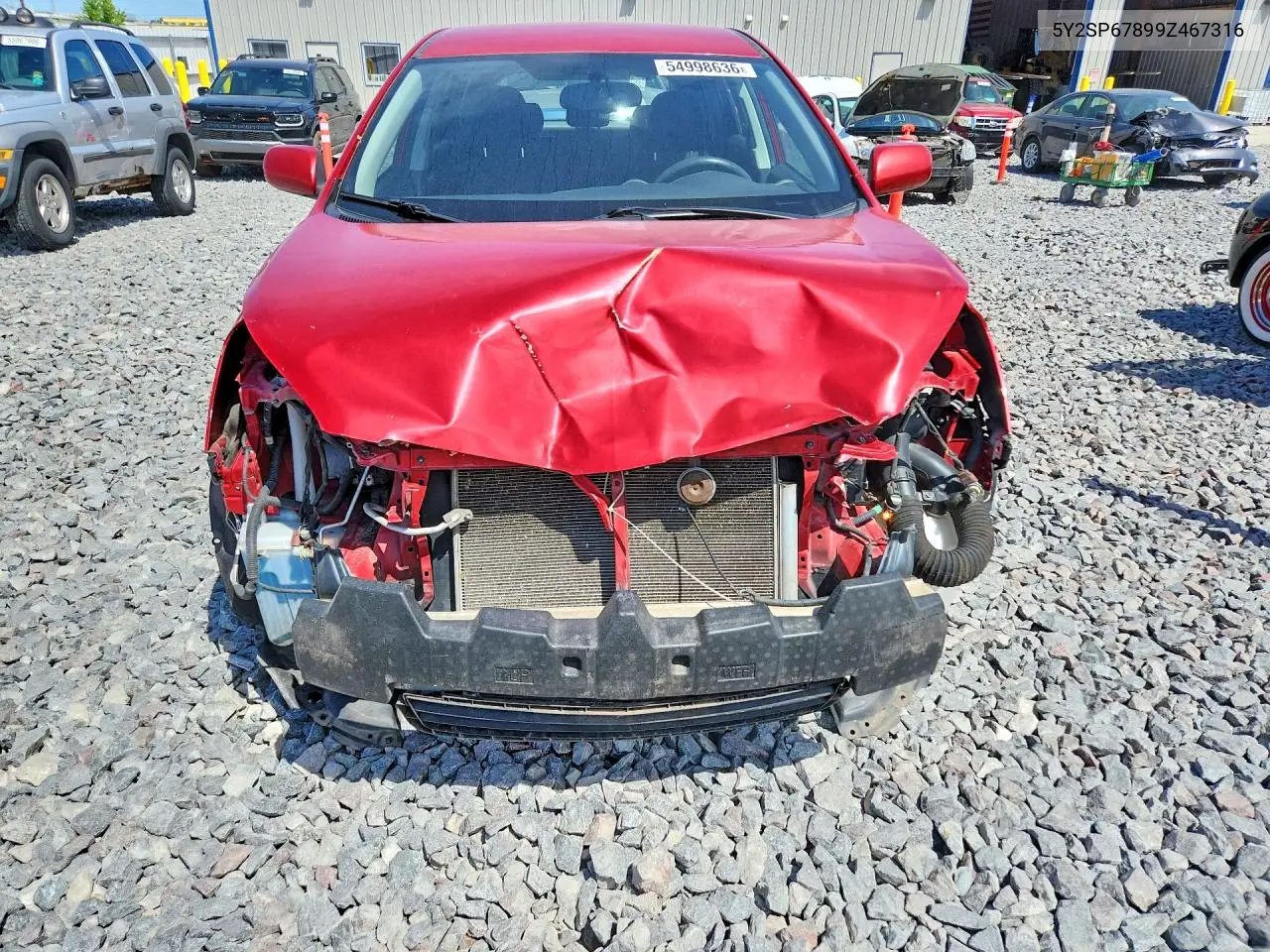 2009 Pontiac Vibe VIN: 5Y2SP67899Z467316 Lot: 54998636