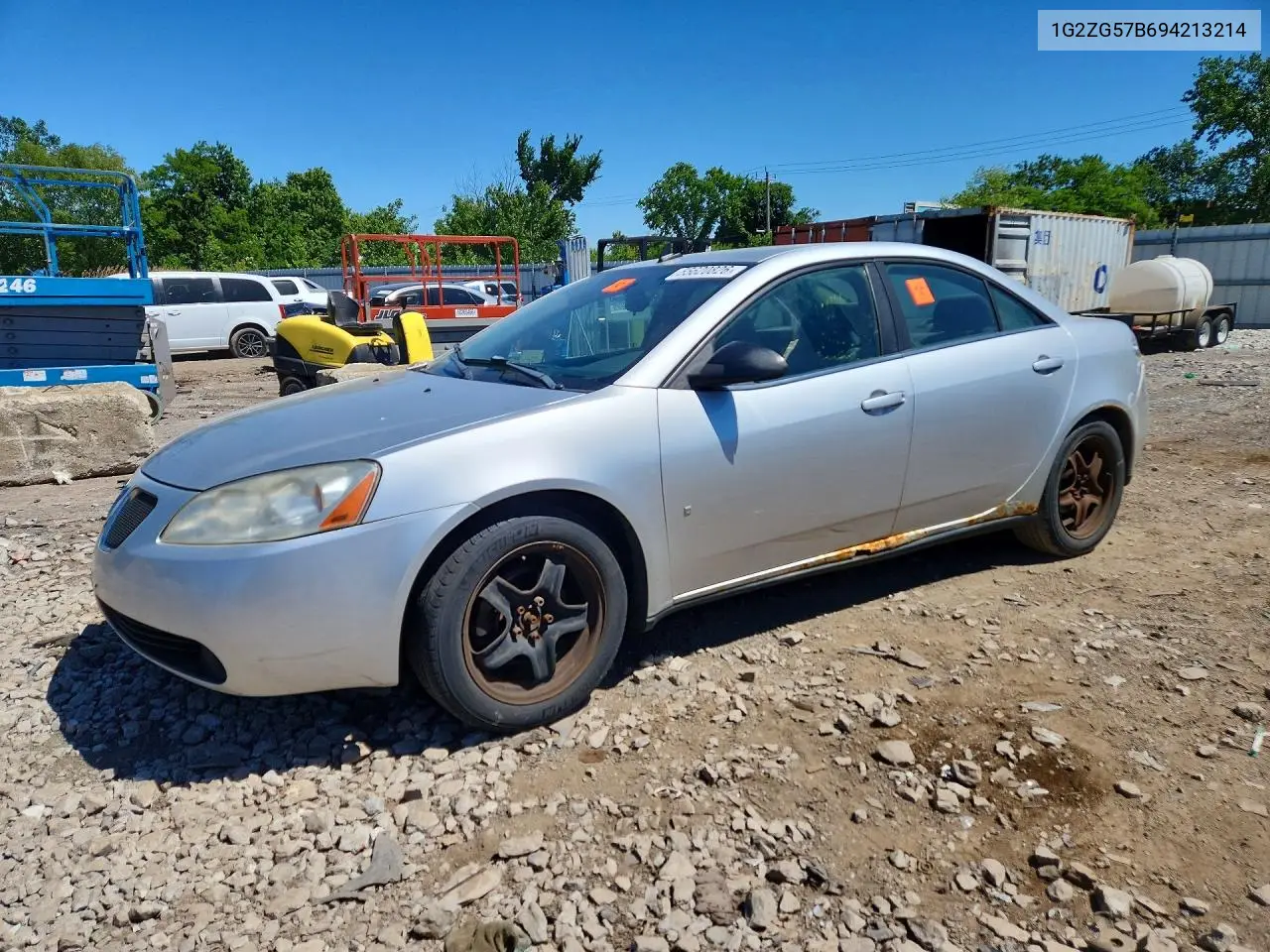 2009 Pontiac G6 VIN: 1G2ZG57B694213214 Lot: 55620826