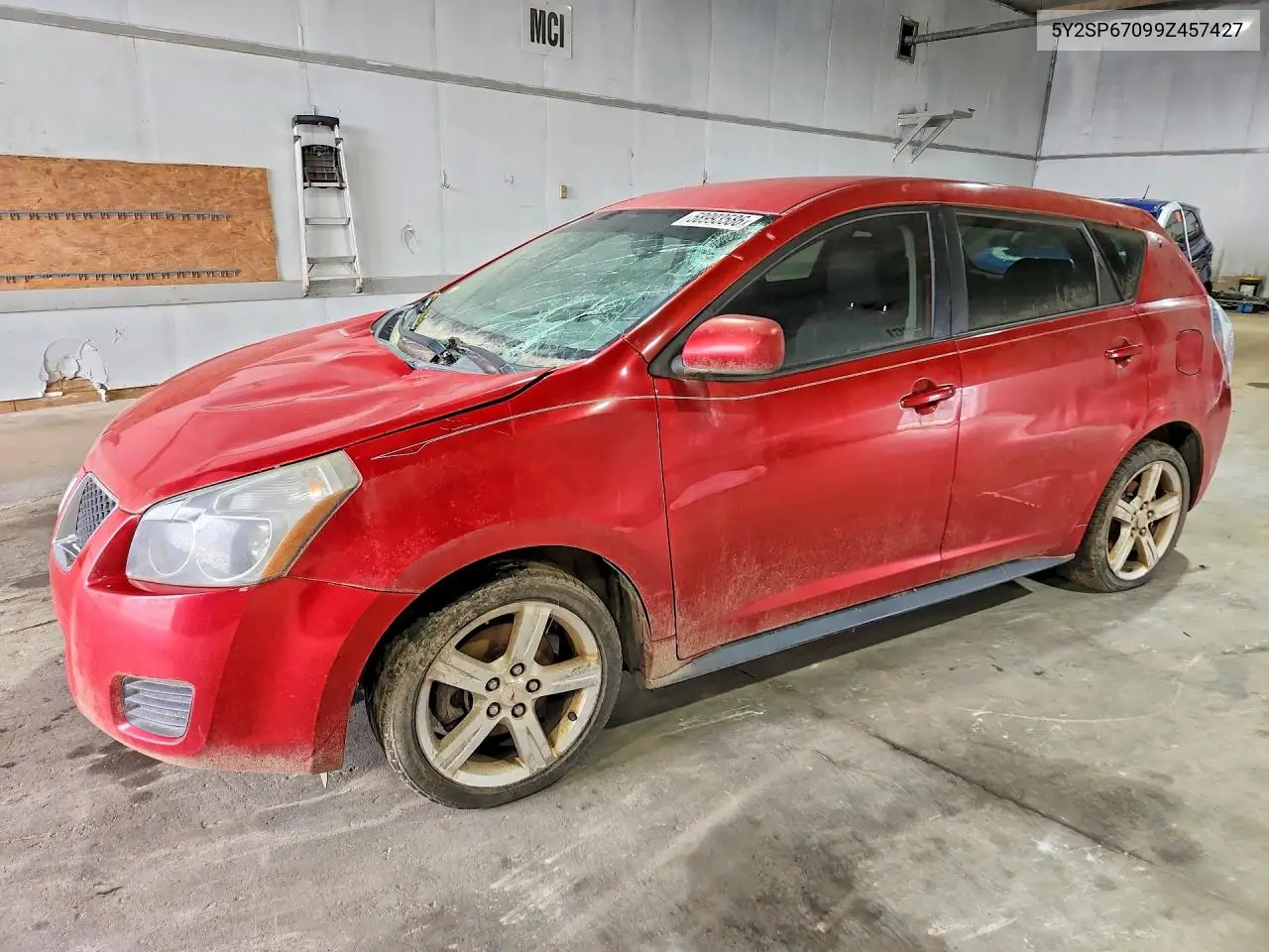 2009 Pontiac Vibe VIN: 5Y2SP67099Z457427 Lot: 58993586