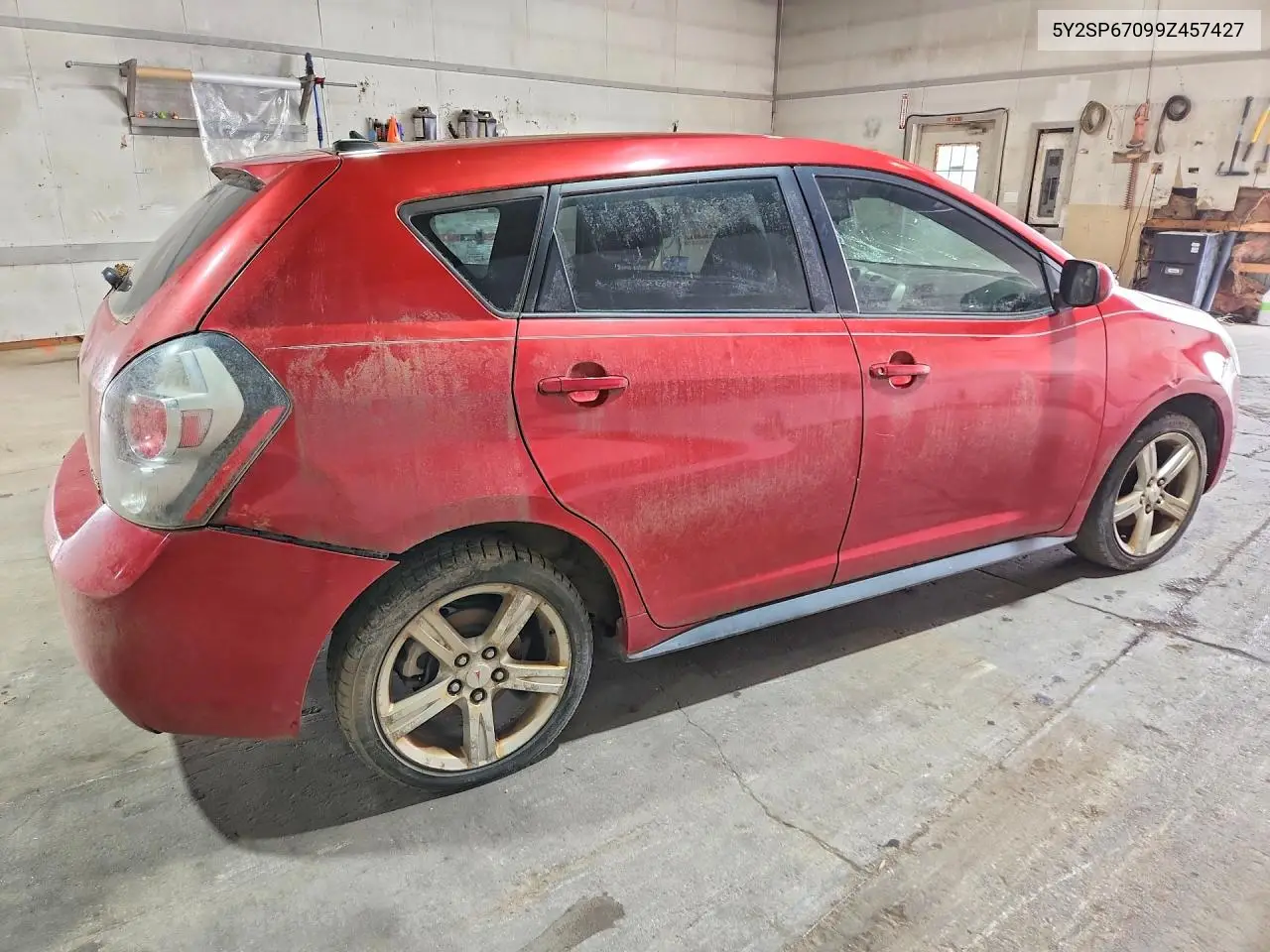 2009 Pontiac Vibe VIN: 5Y2SP67099Z457427 Lot: 58993586