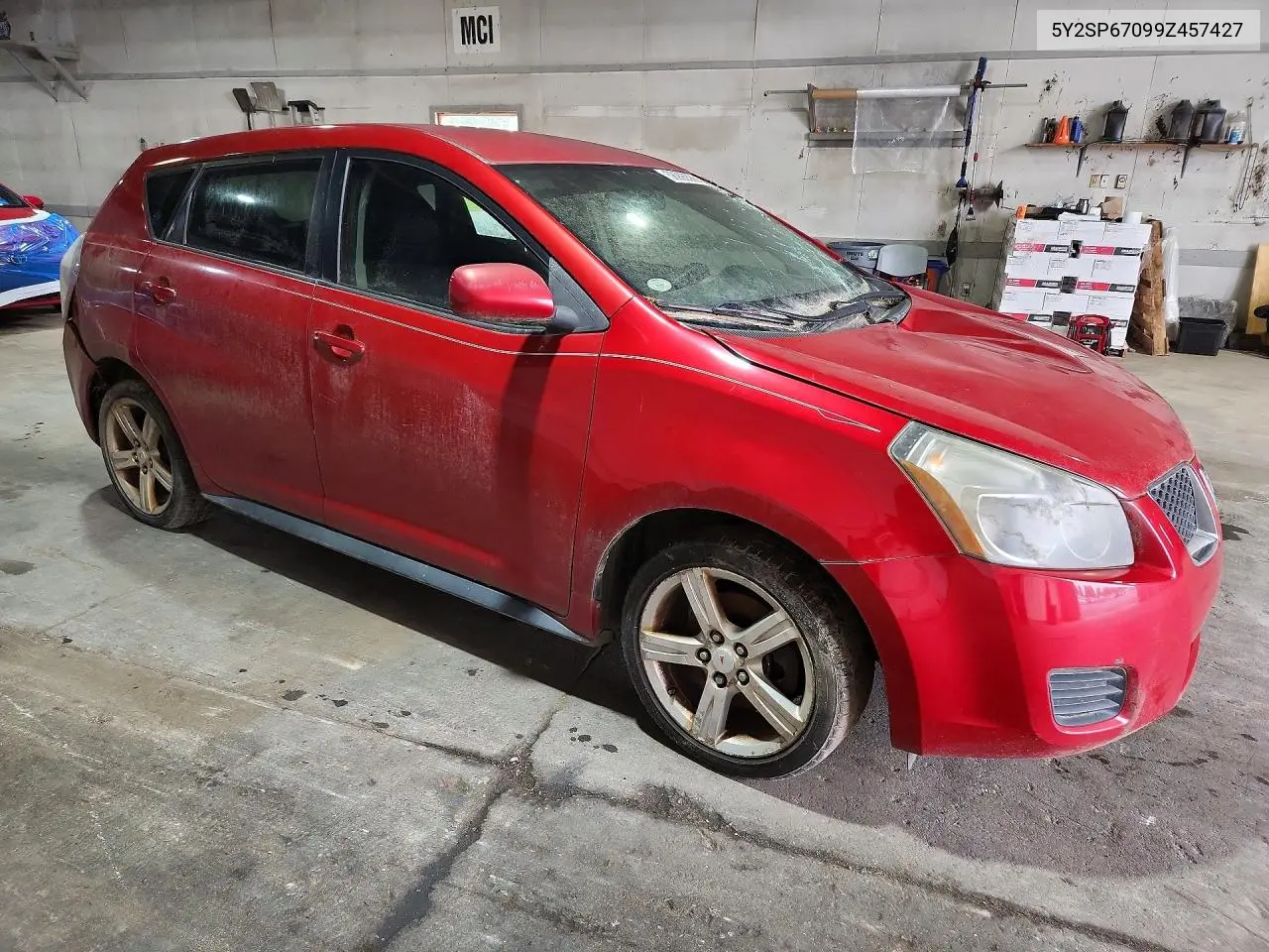2009 Pontiac Vibe VIN: 5Y2SP67099Z457427 Lot: 58993586