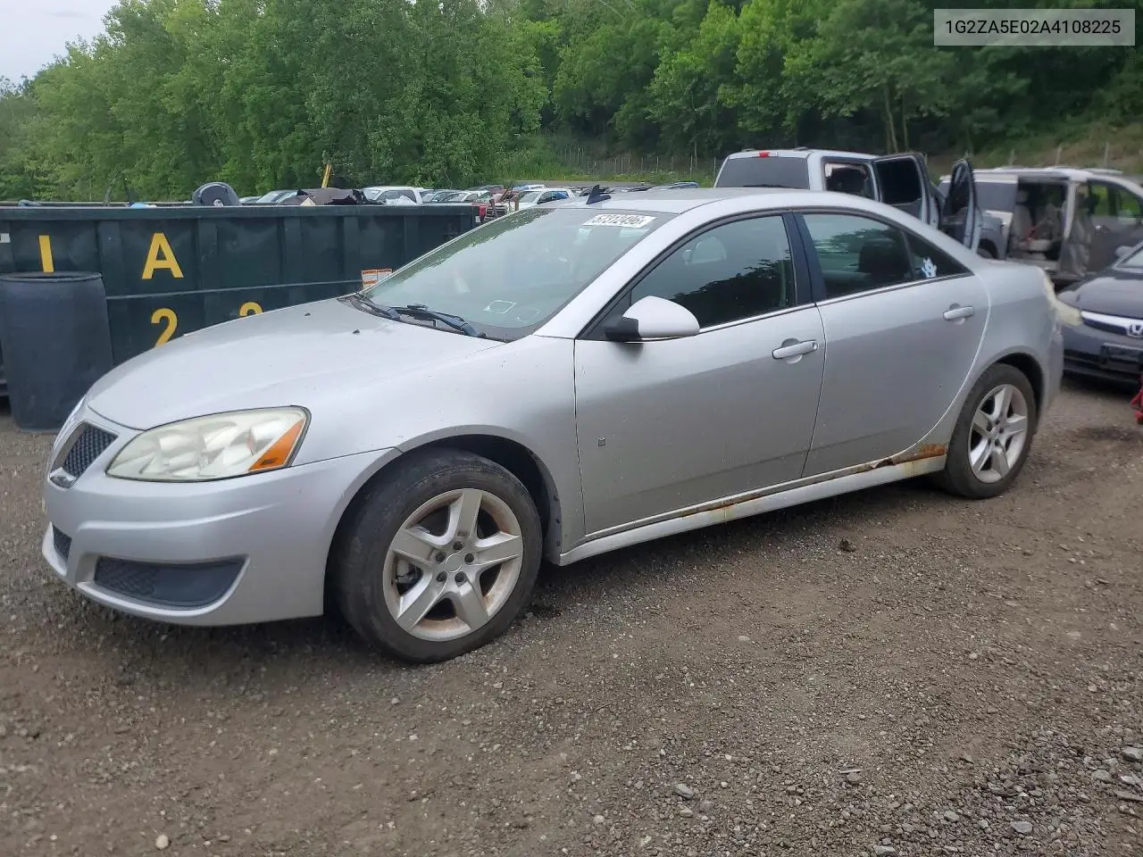 2010 Pontiac G6 VIN: 1G2ZA5E02A4108225 Lot: 57312496