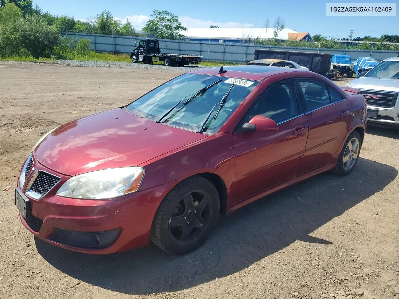 2010 Pontiac G6 VIN: 1G2ZA5EK5A4162409 Lot: 57586036