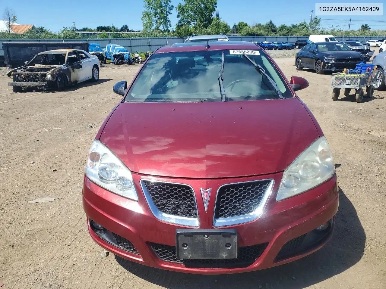 2010 Pontiac G6 VIN: 1G2ZA5EK5A4162409 Lot: 57586036