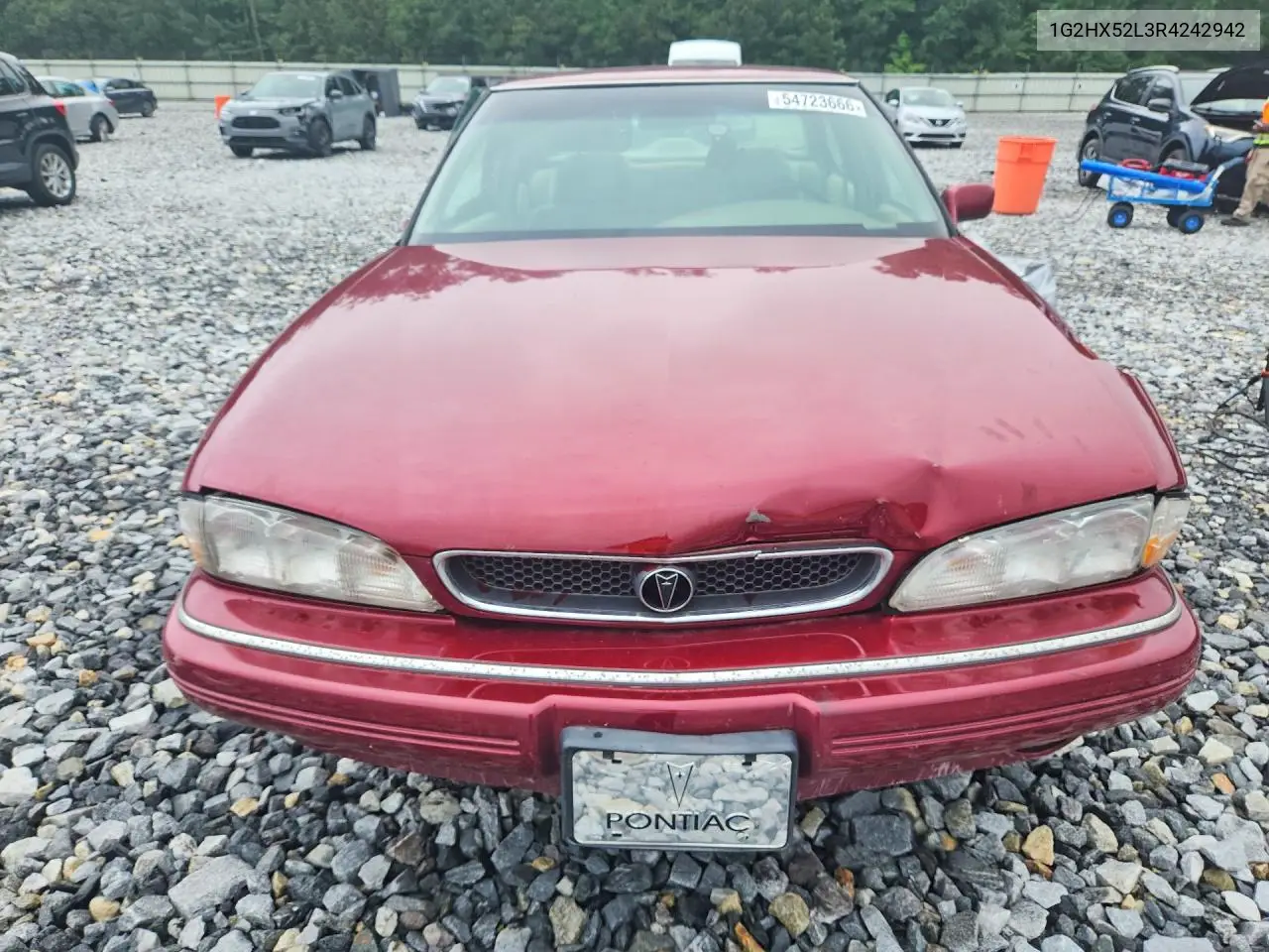 1994 Pontiac Bonneville Se VIN: 1G2HX52L3R4242942 Lot: 54723666