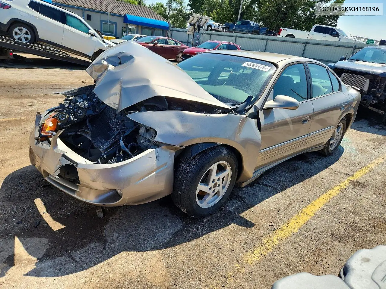 2003 Pontiac Bonneville Se VIN: 1G2HX52K934168196 Lot: 58384436