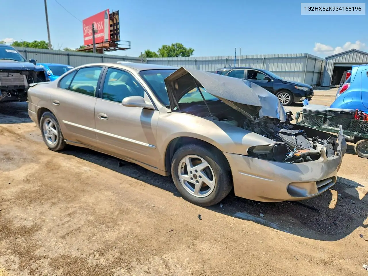 2003 Pontiac Bonneville Se VIN: 1G2HX52K934168196 Lot: 58384436
