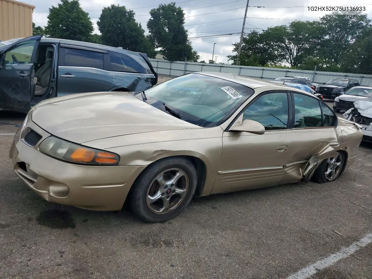 2005 Pontiac Bonneville Se VIN: 1G2HX52K75U136933 Lot: 59317586