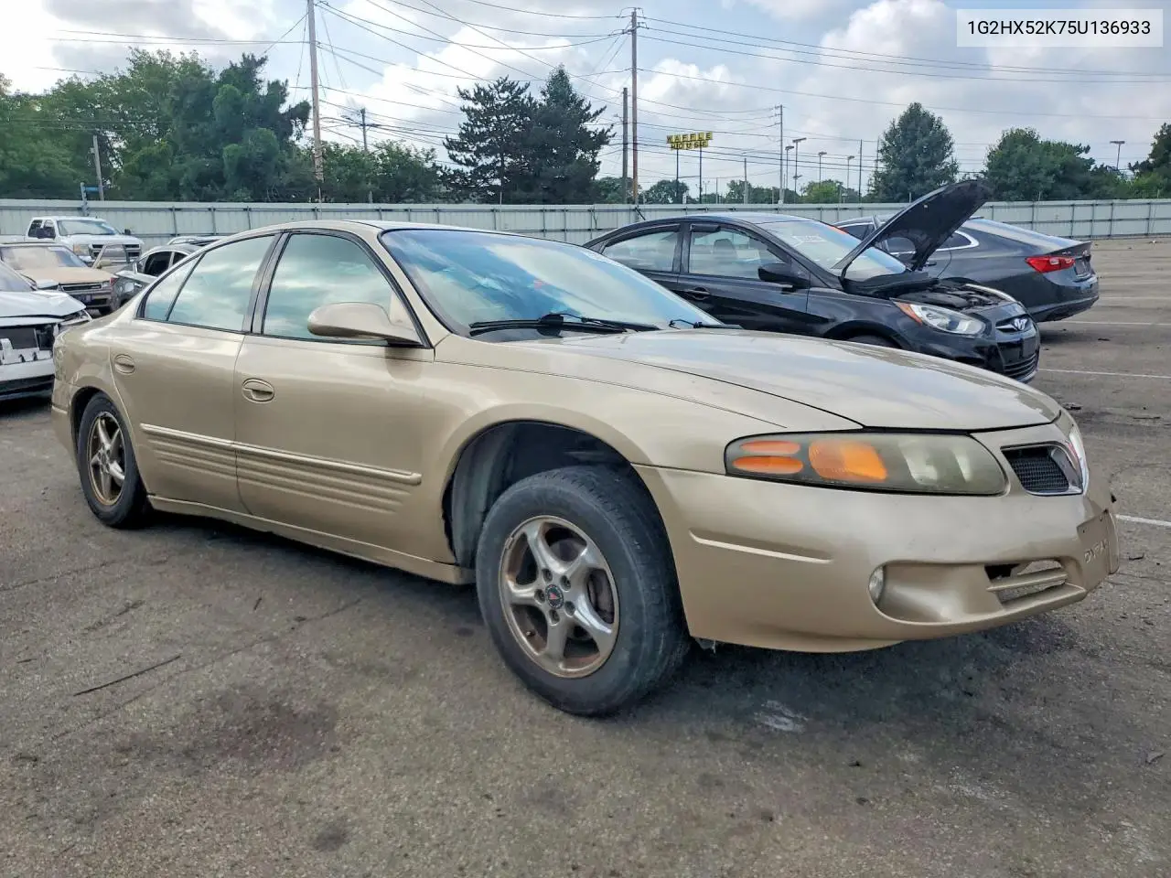 2005 Pontiac Bonneville Se VIN: 1G2HX52K75U136933 Lot: 59317586