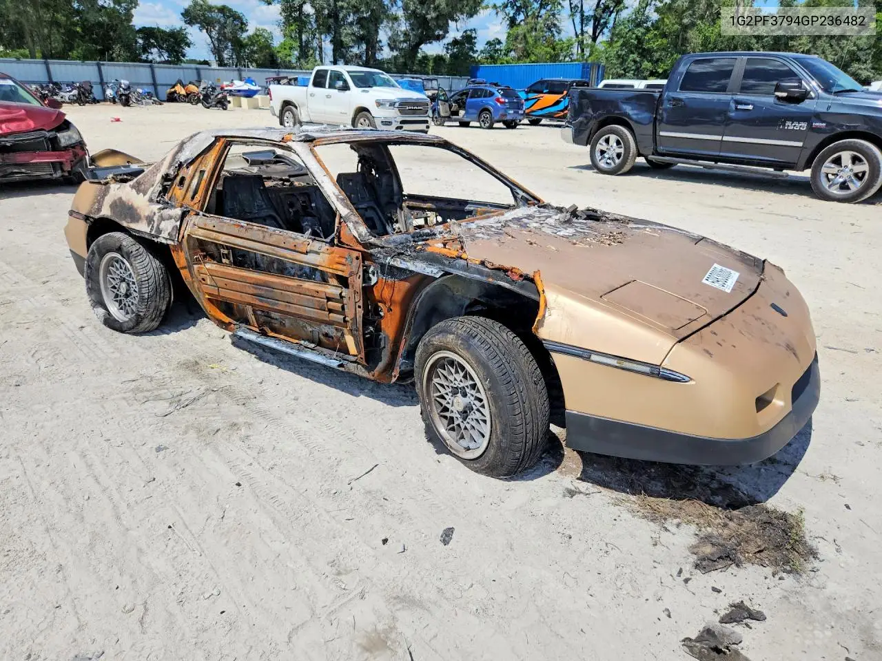 1986 Pontiac Fiero Se VIN: 1G2PF3794GP236482 Lot: 59838066