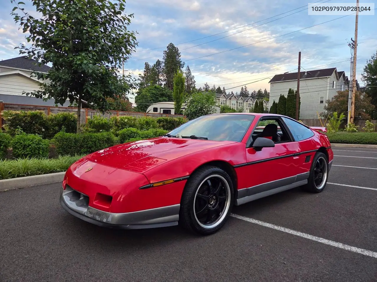 1986 Pontiac Fiero Gt VIN: 1G2PG9797GP281044 Lot: 61608986