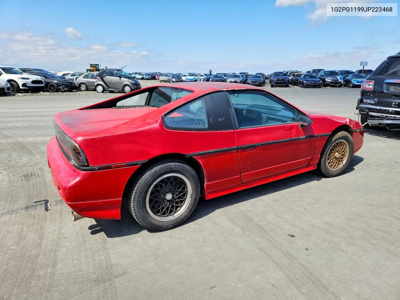1988 Pontiac Fiero Gt VIN: 1G2PG1199JP223468 Lot: 55289276