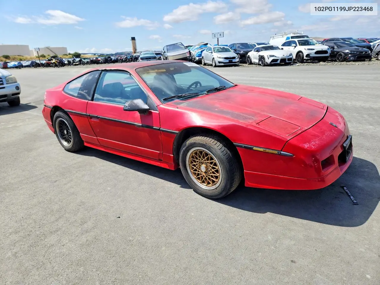 1988 Pontiac Fiero Gt VIN: 1G2PG1199JP223468 Lot: 55289276